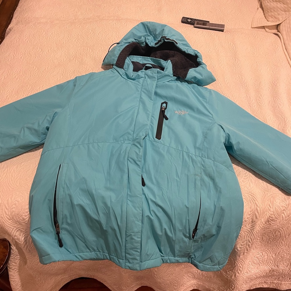 Ski jacket blue XL Wantdo